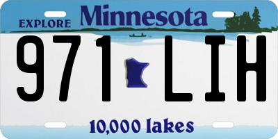 MN license plate 971LIH