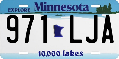 MN license plate 971LJA
