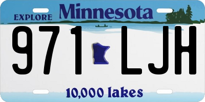 MN license plate 971LJH