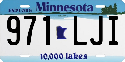 MN license plate 971LJI