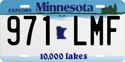 MN license plate 971LMF