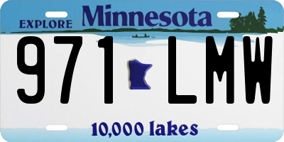 MN license plate 971LMW
