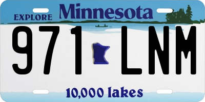 MN license plate 971LNM