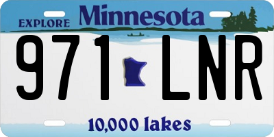 MN license plate 971LNR