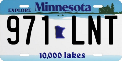 MN license plate 971LNT
