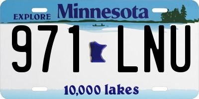 MN license plate 971LNU