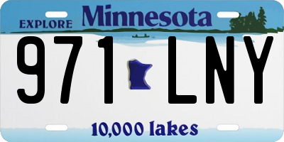 MN license plate 971LNY