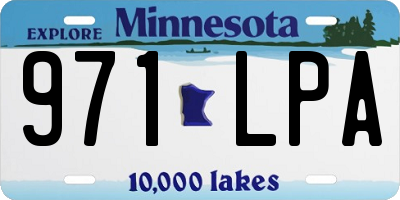 MN license plate 971LPA