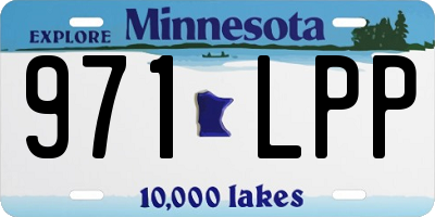 MN license plate 971LPP