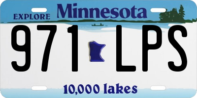 MN license plate 971LPS