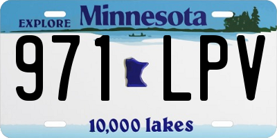 MN license plate 971LPV
