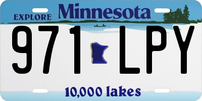 MN license plate 971LPY