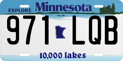 MN license plate 971LQB