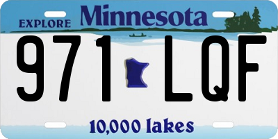 MN license plate 971LQF