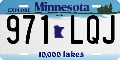 MN license plate 971LQJ