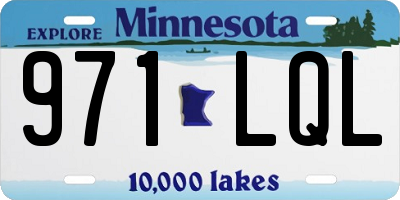 MN license plate 971LQL