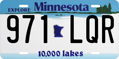 MN license plate 971LQR