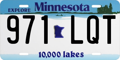 MN license plate 971LQT