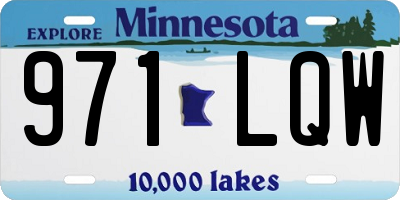 MN license plate 971LQW