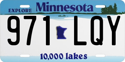 MN license plate 971LQY