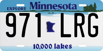 MN license plate 971LRG