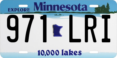 MN license plate 971LRI