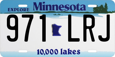 MN license plate 971LRJ