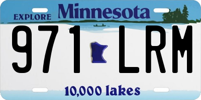 MN license plate 971LRM