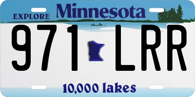 MN license plate 971LRR
