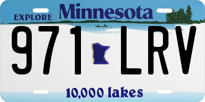 MN license plate 971LRV