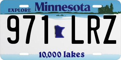 MN license plate 971LRZ