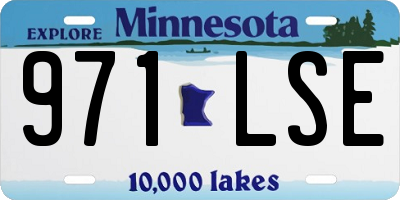 MN license plate 971LSE