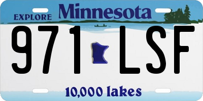 MN license plate 971LSF