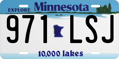 MN license plate 971LSJ