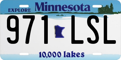 MN license plate 971LSL