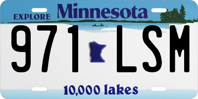 MN license plate 971LSM