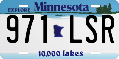 MN license plate 971LSR