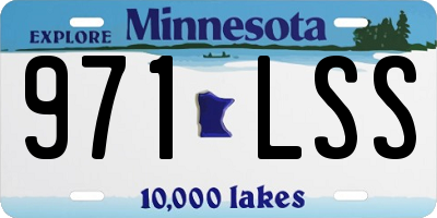 MN license plate 971LSS