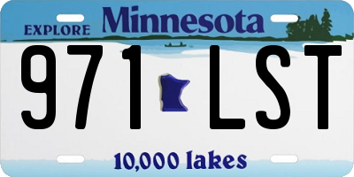 MN license plate 971LST
