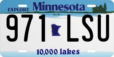 MN license plate 971LSU