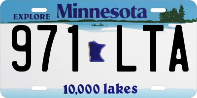 MN license plate 971LTA