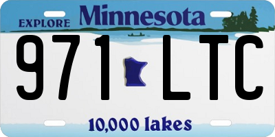 MN license plate 971LTC