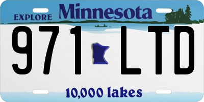 MN license plate 971LTD