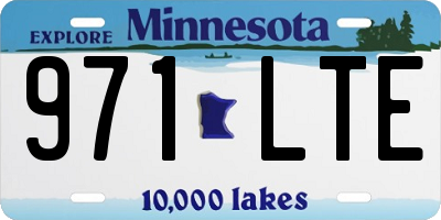 MN license plate 971LTE