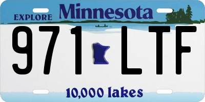 MN license plate 971LTF