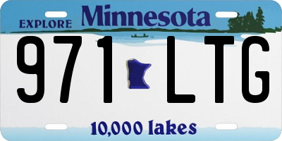 MN license plate 971LTG