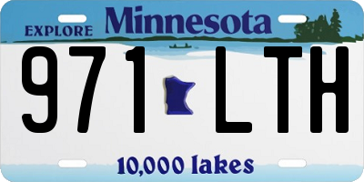 MN license plate 971LTH