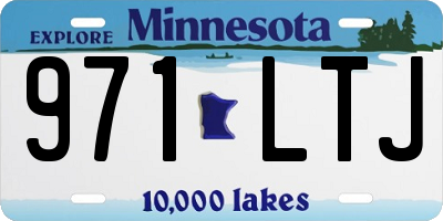 MN license plate 971LTJ