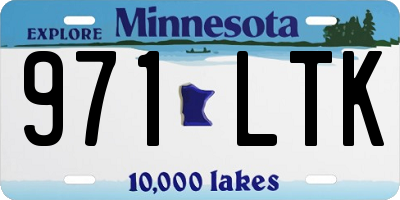 MN license plate 971LTK