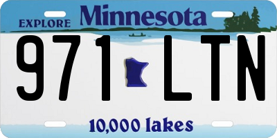MN license plate 971LTN